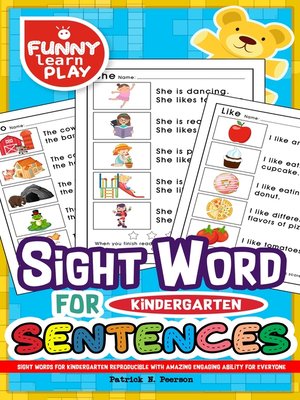 cover image of Sight Words for Kindergarten